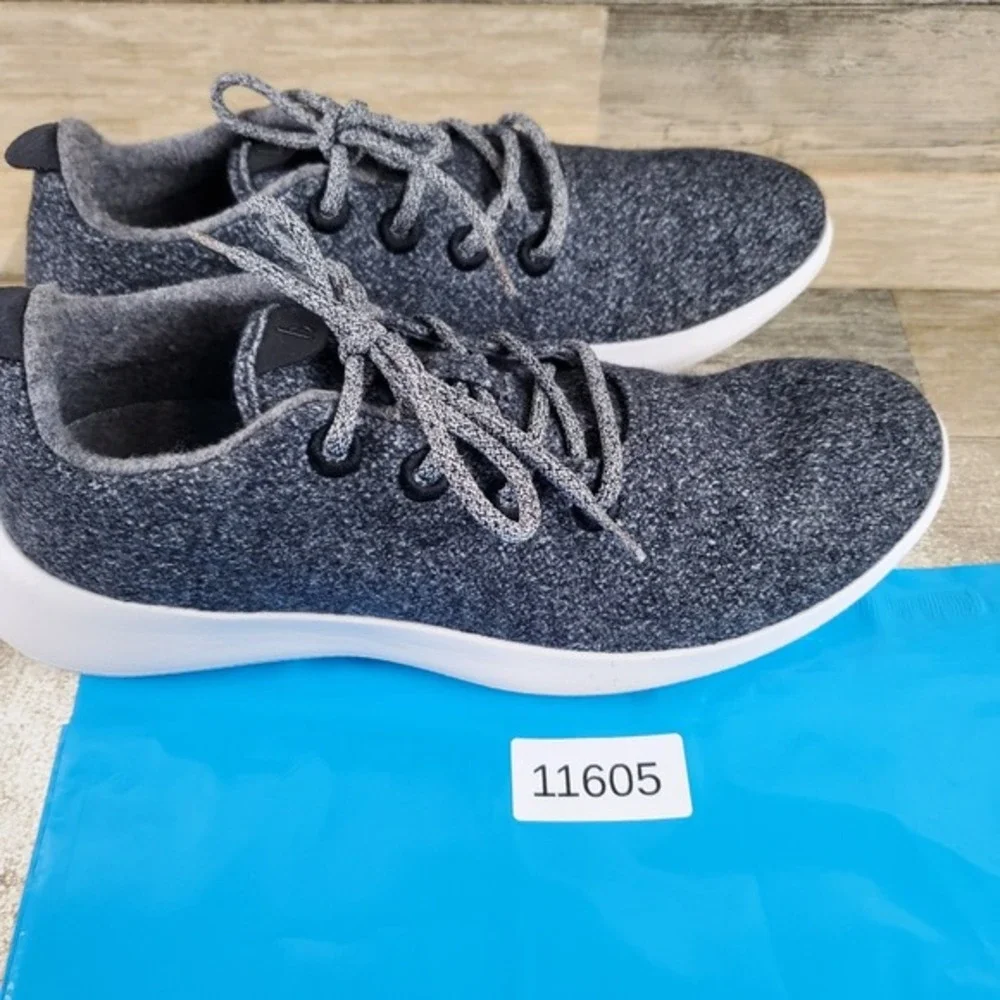 Allbirds Wool Runner Mens Shoes Sz 10 M Natural Gray Merino Wool Lace Up Sneaker